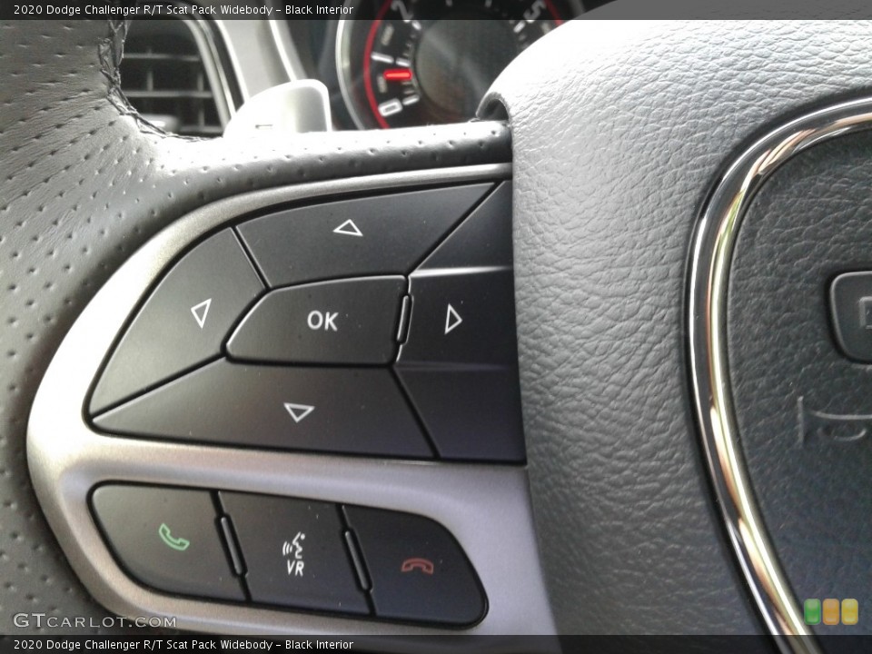 Black Interior Steering Wheel for the 2020 Dodge Challenger R/T Scat Pack Widebody #139672942