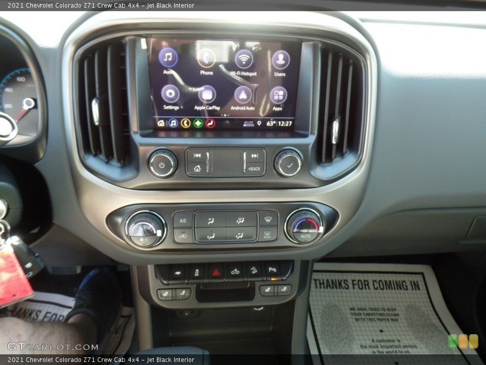 Jet Black Interior Controls for the 2021 Chevrolet Colorado Z71 Crew Cab 4x4 #139674231