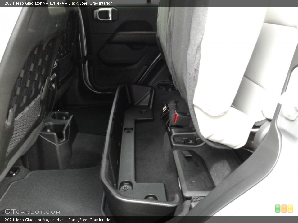 Black/Steel Gray Interior Rear Seat for the 2021 Jeep Gladiator Mojave 4x4 #139674279