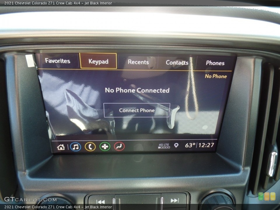 Jet Black Interior Controls for the 2021 Chevrolet Colorado Z71 Crew Cab 4x4 #139674309