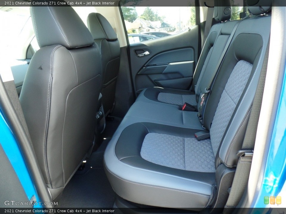 Jet Black Interior Rear Seat for the 2021 Chevrolet Colorado Z71 Crew Cab 4x4 #139674489