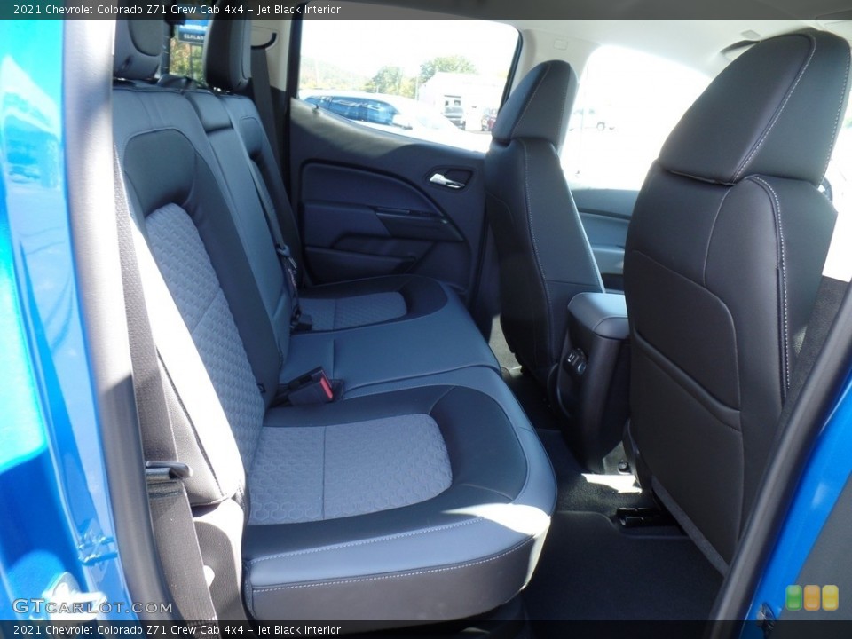 Jet Black Interior Rear Seat for the 2021 Chevrolet Colorado Z71 Crew Cab 4x4 #139674528