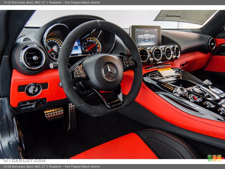 Red Pepper/Black Interior Photo for the 2018 Mercedes-Benz AMG GT C Roadster #139675941