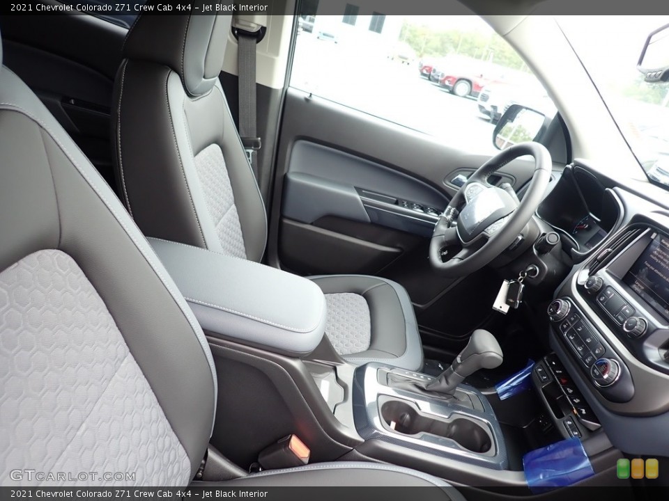 Jet Black Interior Front Seat for the 2021 Chevrolet Colorado Z71 Crew Cab 4x4 #139676204
