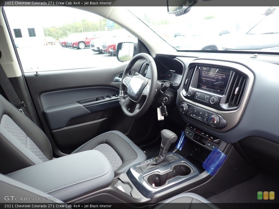 Jet Black Interior Dashboard for the 2021 Chevrolet Colorado Z71 Crew Cab 4x4 #139676213