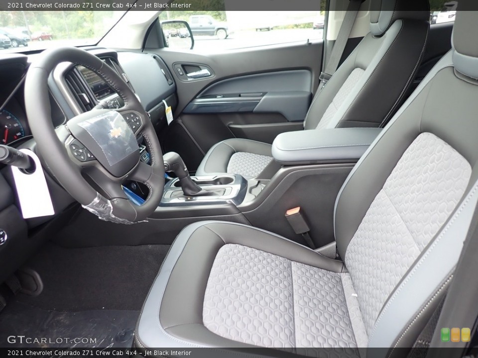 Jet Black Interior Front Seat for the 2021 Chevrolet Colorado Z71 Crew Cab 4x4 #139676237