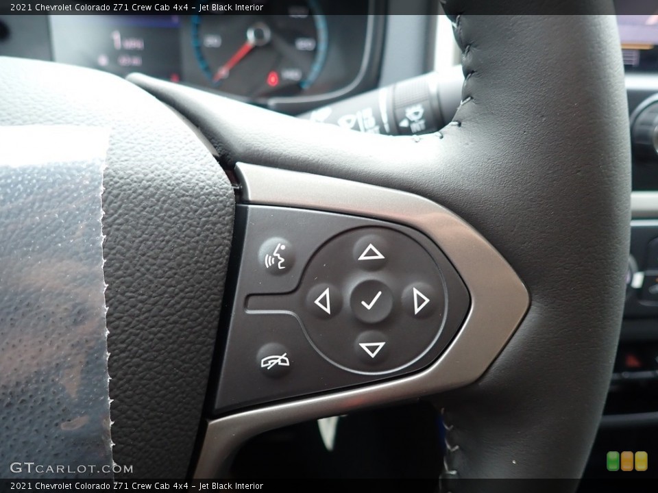 Jet Black Interior Steering Wheel for the 2021 Chevrolet Colorado Z71 Crew Cab 4x4 #139676294