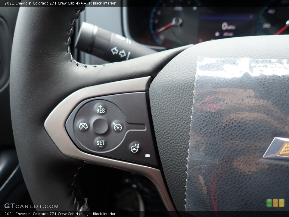 Jet Black Interior Steering Wheel for the 2021 Chevrolet Colorado Z71 Crew Cab 4x4 #139676306
