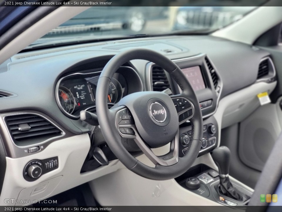 Ski Gray/Black Interior Dashboard for the 2021 Jeep Cherokee Latitude Lux 4x4 #139680133