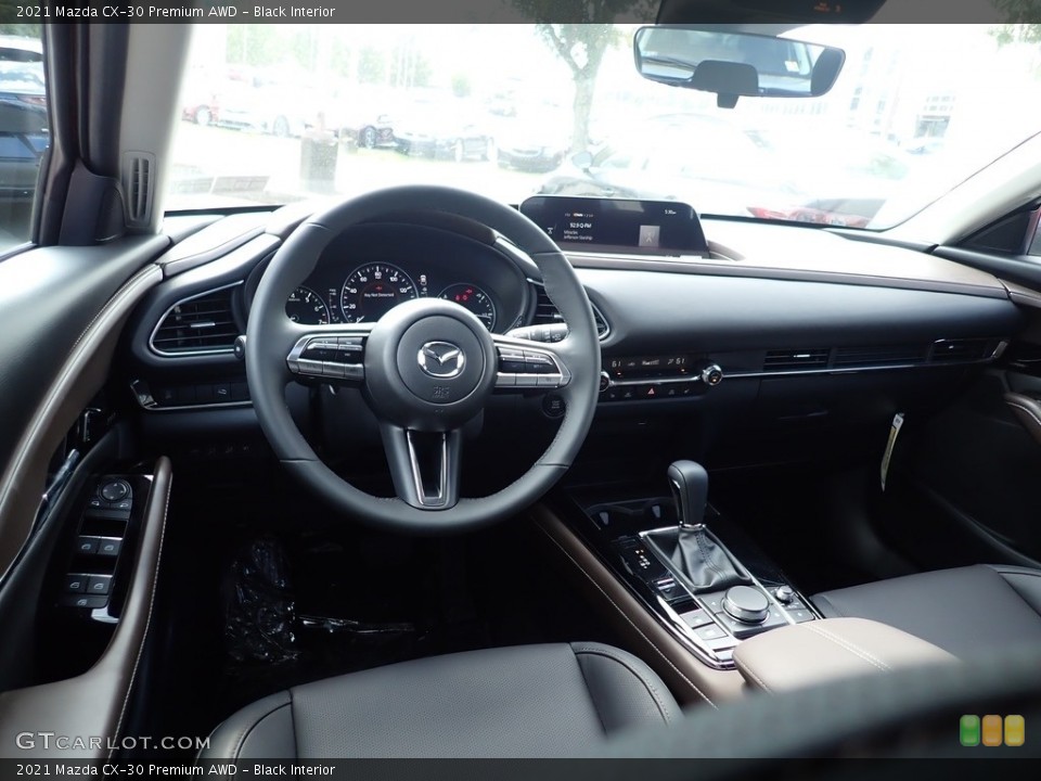 Black Interior Photo for the 2021 Mazda CX-30 Premium AWD #139680916