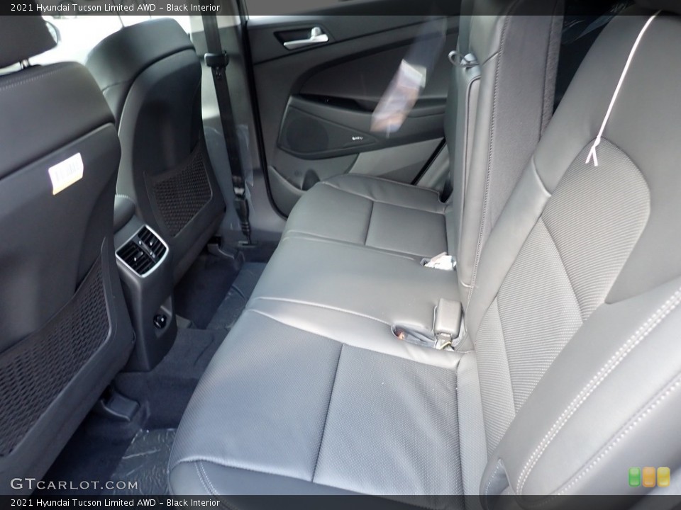 Black Interior Rear Seat for the 2021 Hyundai Tucson Limited AWD #139682056