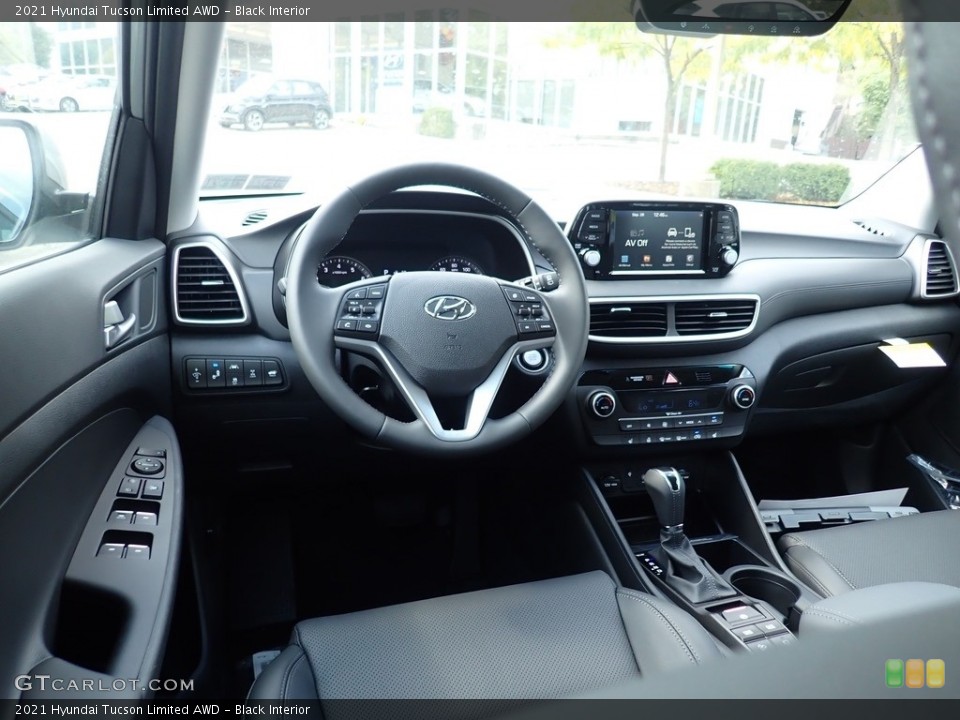 Black Interior Photo for the 2021 Hyundai Tucson Limited AWD #139682080