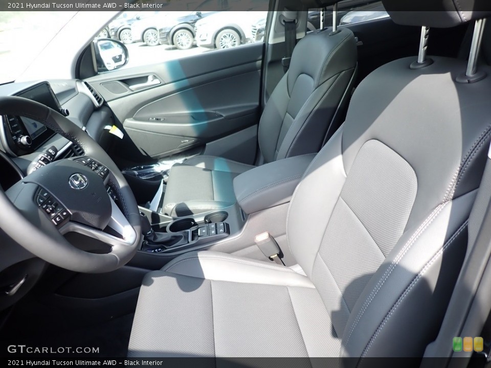 Black Interior Front Seat for the 2021 Hyundai Tucson Ulitimate AWD #139683190