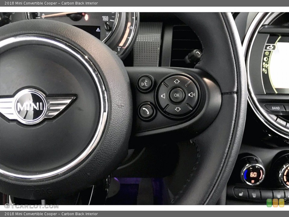 Carbon Black Interior Steering Wheel for the 2018 Mini Convertible Cooper #139683279