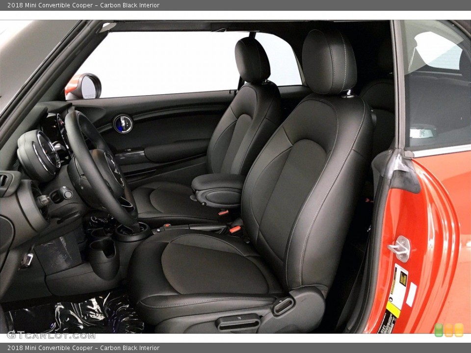 Carbon Black Interior Front Seat for the 2018 Mini Convertible Cooper #139683493