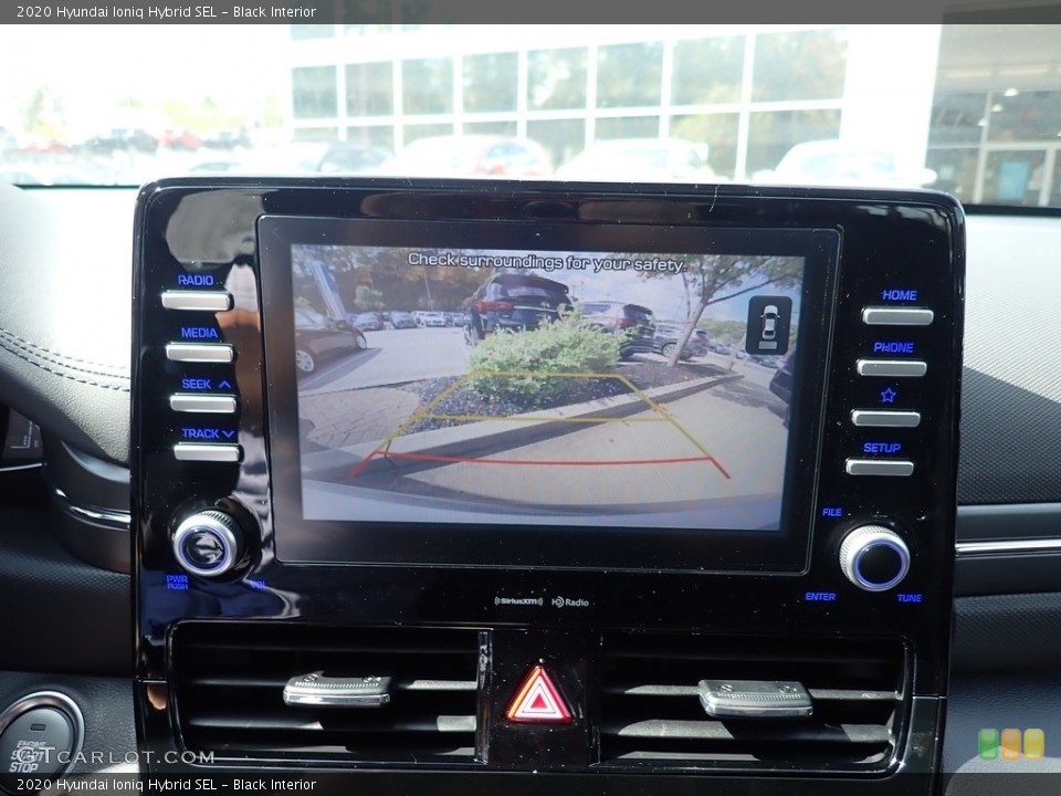 Black Interior Controls for the 2020 Hyundai Ioniq Hybrid SEL #139684006