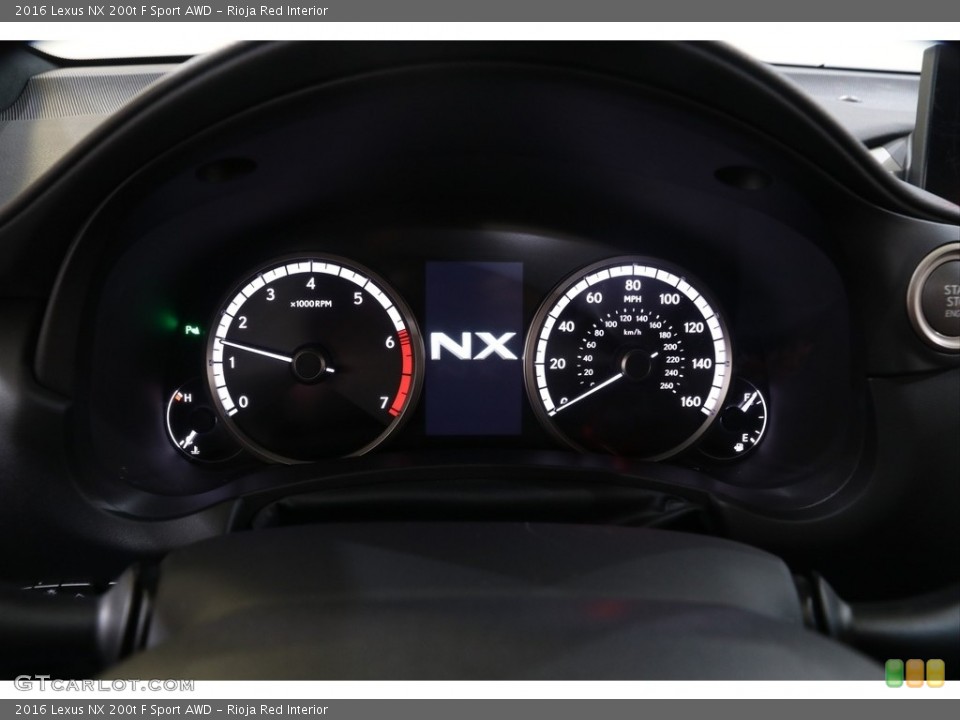Rioja Red Interior Gauges for the 2016 Lexus NX 200t F Sport AWD #139684624
