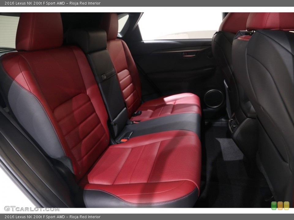 Rioja Red Interior Rear Seat for the 2016 Lexus NX 200t F Sport AWD #139684964