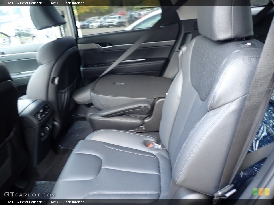 Black Interior Rear Seat for the 2021 Hyundai Palisade SEL AWD #139684975