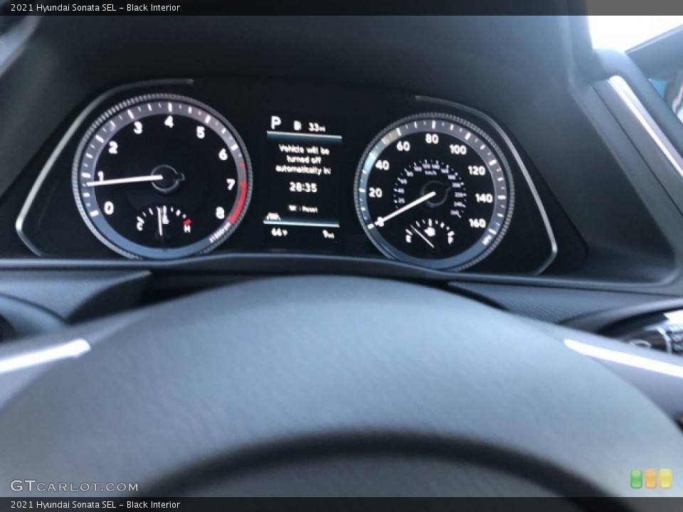 Black Interior Gauges for the 2021 Hyundai Sonata SEL #139685482