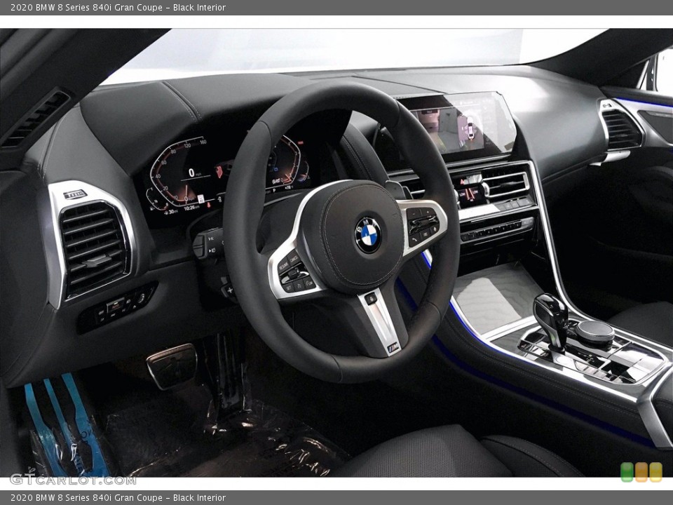 Black Interior Front Seat for the 2020 BMW 8 Series 840i Gran Coupe #139687363