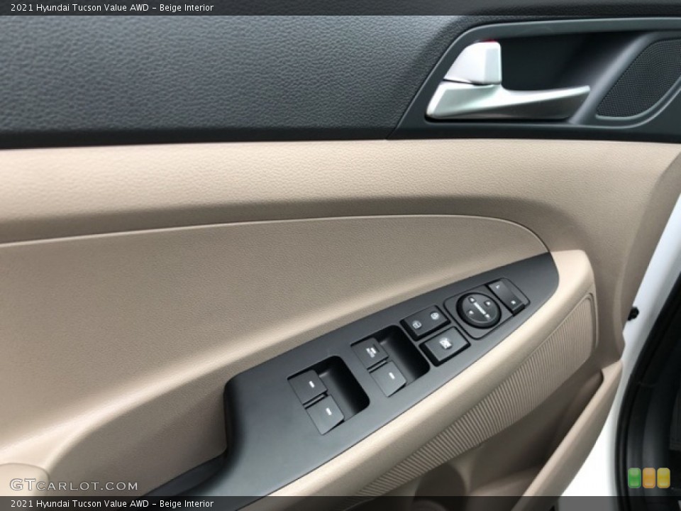 Beige Interior Door Panel for the 2021 Hyundai Tucson Value AWD #139687486