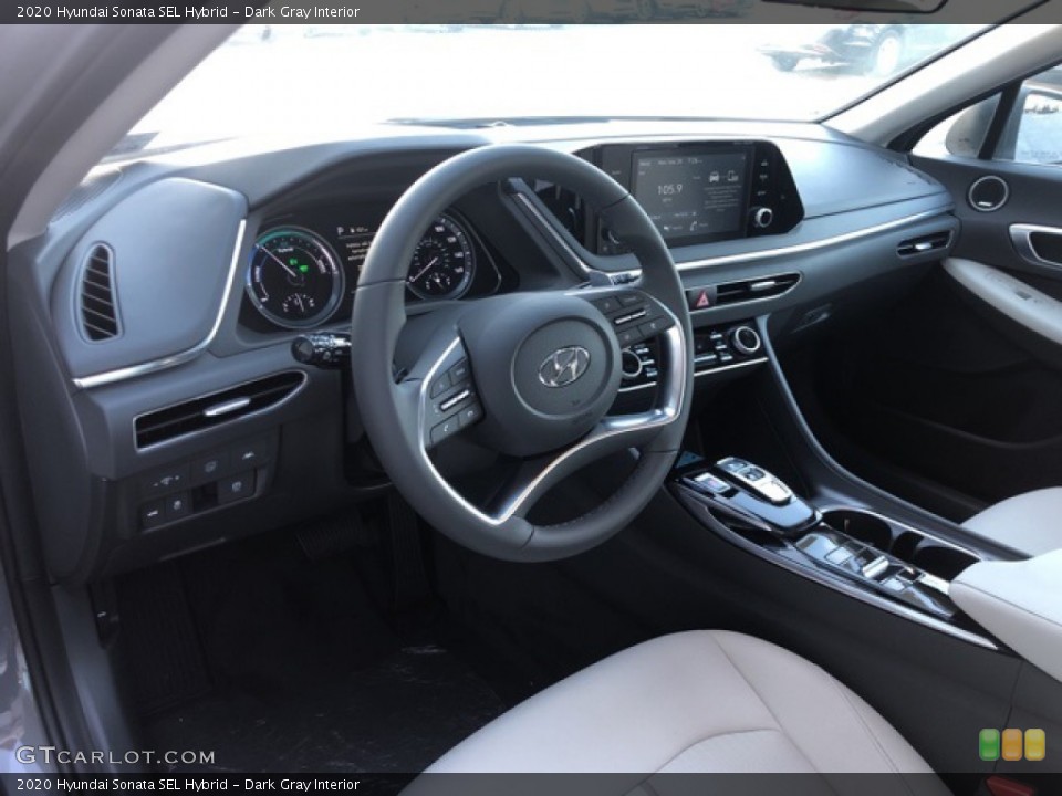 Dark Gray Interior Photo for the 2020 Hyundai Sonata SEL Hybrid #139687927