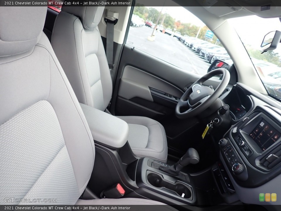 Jet Black/­Dark Ash Interior Front Seat for the 2021 Chevrolet Colorado WT Crew Cab 4x4 #139688132