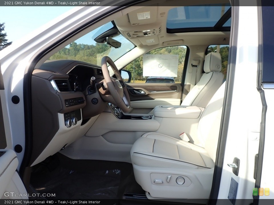 Teak/­Light Shale Interior Front Seat for the 2021 GMC Yukon Denali 4WD #139688245