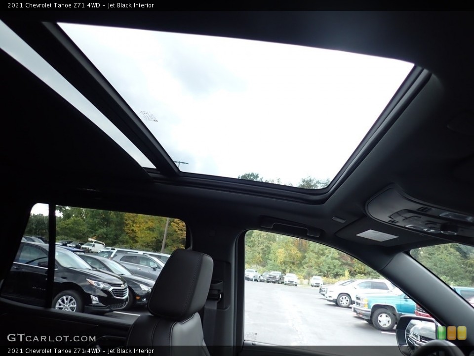 Jet Black Interior Sunroof for the 2021 Chevrolet Tahoe Z71 4WD #139688572
