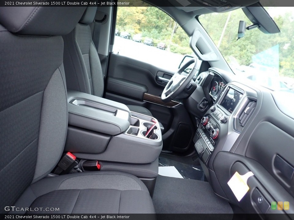 Jet Black Interior Front Seat for the 2021 Chevrolet Silverado 1500 LT Double Cab 4x4 #139688902