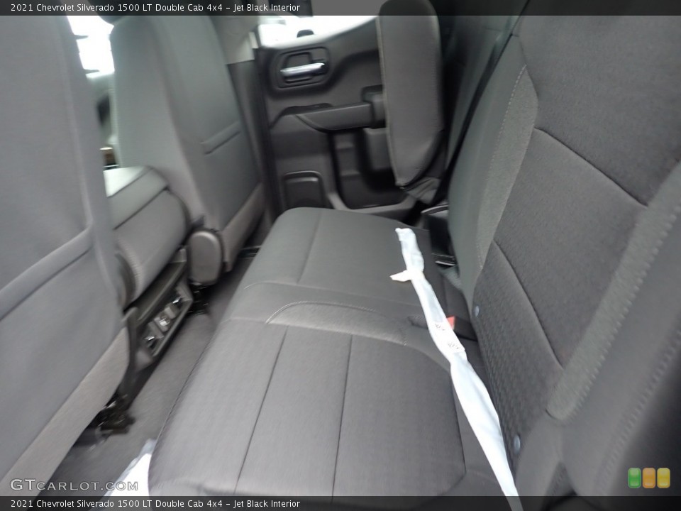 Jet Black Interior Rear Seat for the 2021 Chevrolet Silverado 1500 LT Double Cab 4x4 #139688953