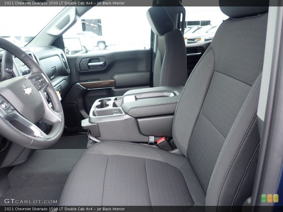 Jet Black Interior Front Seat for the 2021 Chevrolet Silverado 1500 LT Double Cab 4x4 #139688995