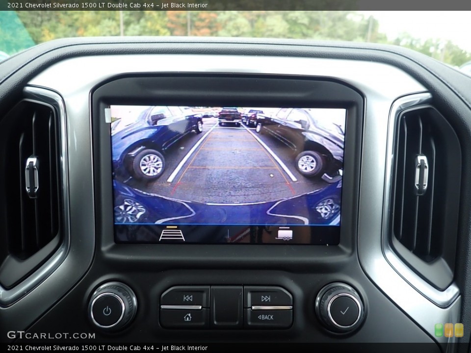 Jet Black Interior Controls for the 2021 Chevrolet Silverado 1500 LT Double Cab 4x4 #139689042