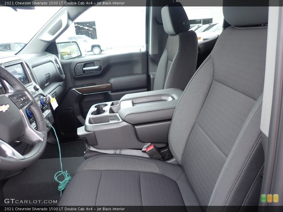 Jet Black Interior Front Seat for the 2021 Chevrolet Silverado 1500 LT Double Cab 4x4 #139689331
