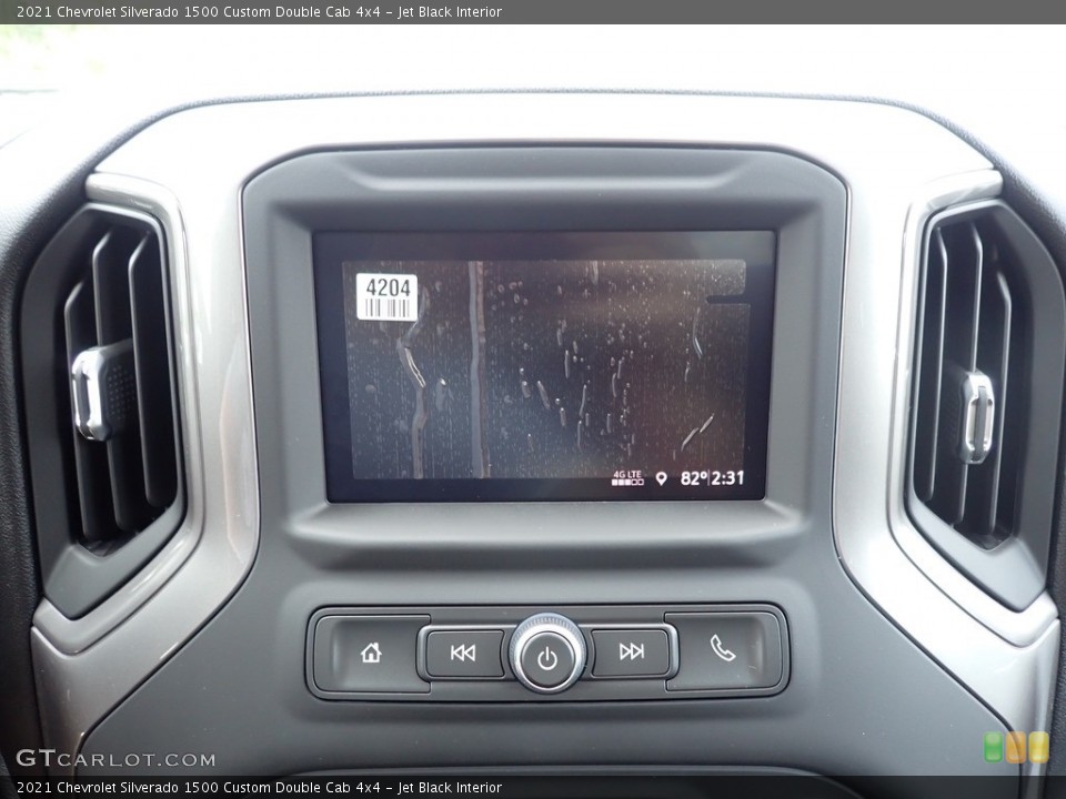 Jet Black Interior Controls for the 2021 Chevrolet Silverado 1500 Custom Double Cab 4x4 #139689688
