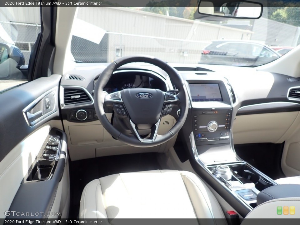 Soft Ceramic Interior Front Seat for the 2020 Ford Edge Titanium AWD #139690753