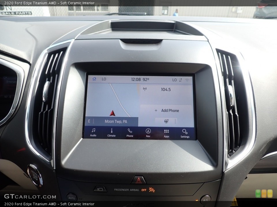 Soft Ceramic Interior Navigation for the 2020 Ford Edge Titanium AWD #139690795
