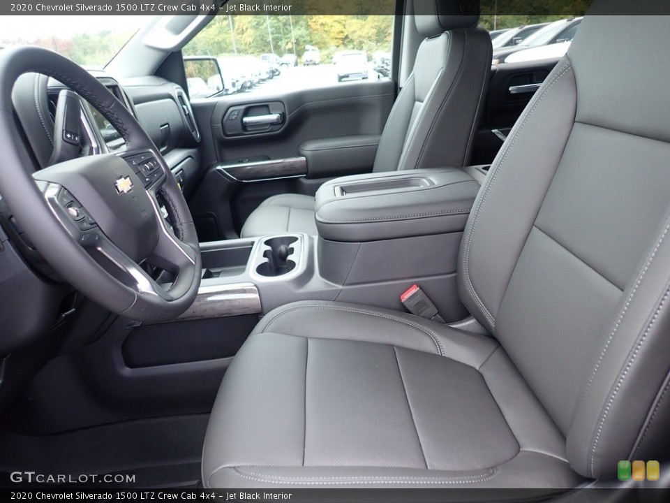 Jet Black Interior Front Seat for the 2020 Chevrolet Silverado 1500 LTZ Crew Cab 4x4 #139690885