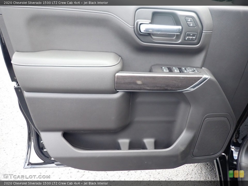 Jet Black Interior Door Panel for the 2020 Chevrolet Silverado 1500 LTZ Crew Cab 4x4 #139690891