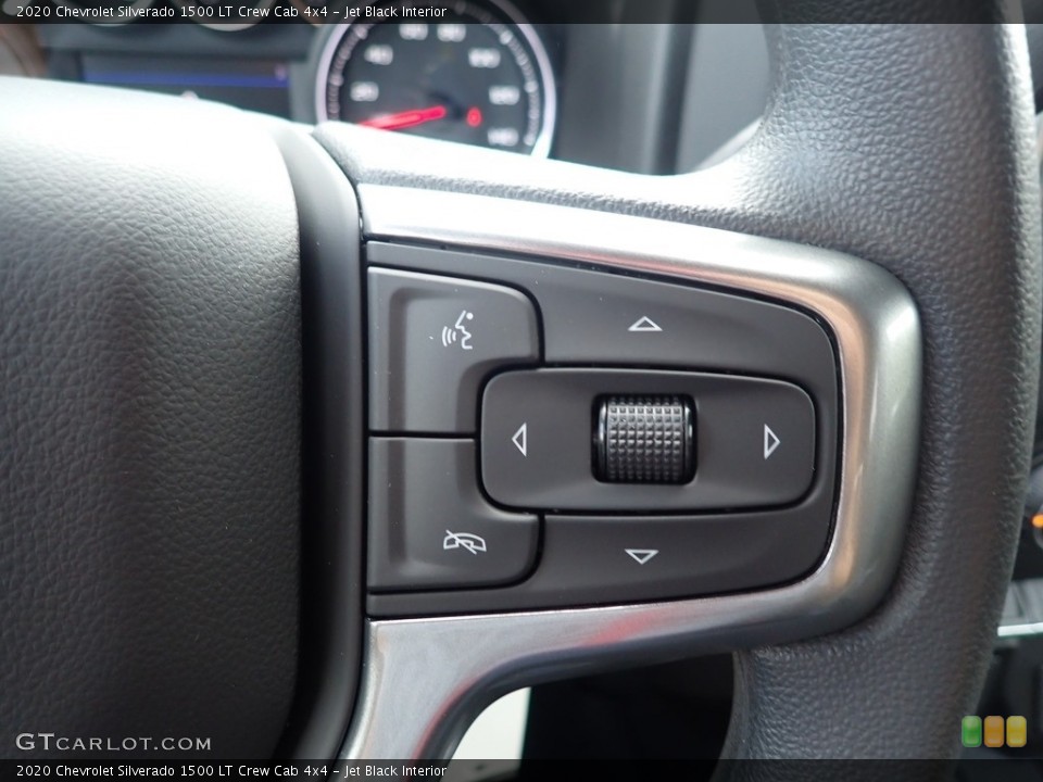 Jet Black Interior Steering Wheel for the 2020 Chevrolet Silverado 1500 LT Crew Cab 4x4 #139691047