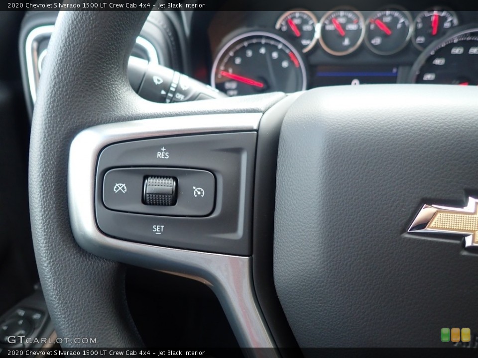 Jet Black Interior Steering Wheel for the 2020 Chevrolet Silverado 1500 LT Crew Cab 4x4 #139691053