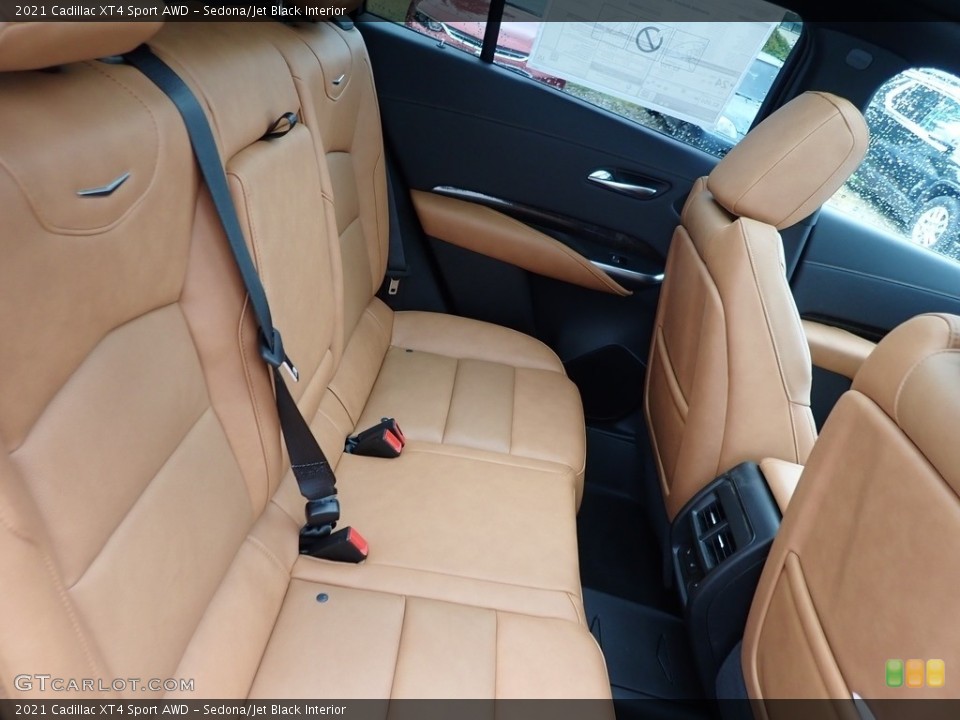 Sedona/Jet Black Interior Rear Seat for the 2021 Cadillac XT4 Sport AWD #139693869