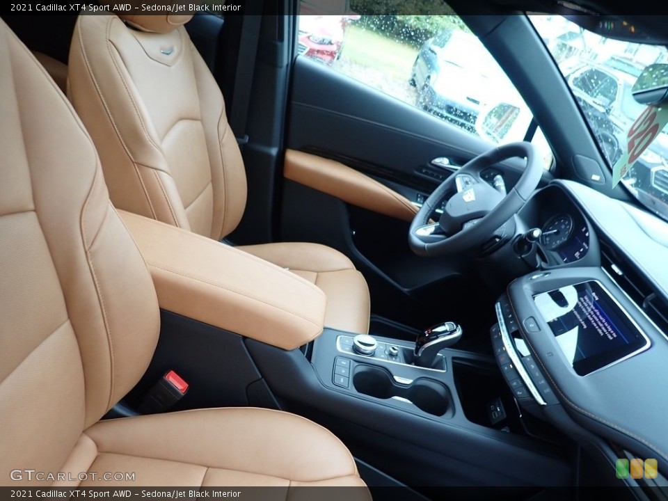 Sedona/Jet Black Interior Photo for the 2021 Cadillac XT4 Sport AWD #139693890