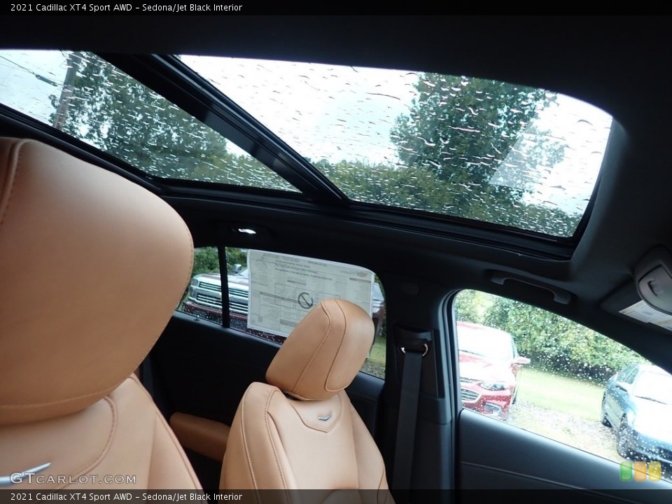 Sedona/Jet Black Interior Sunroof for the 2021 Cadillac XT4 Sport AWD #139693941
