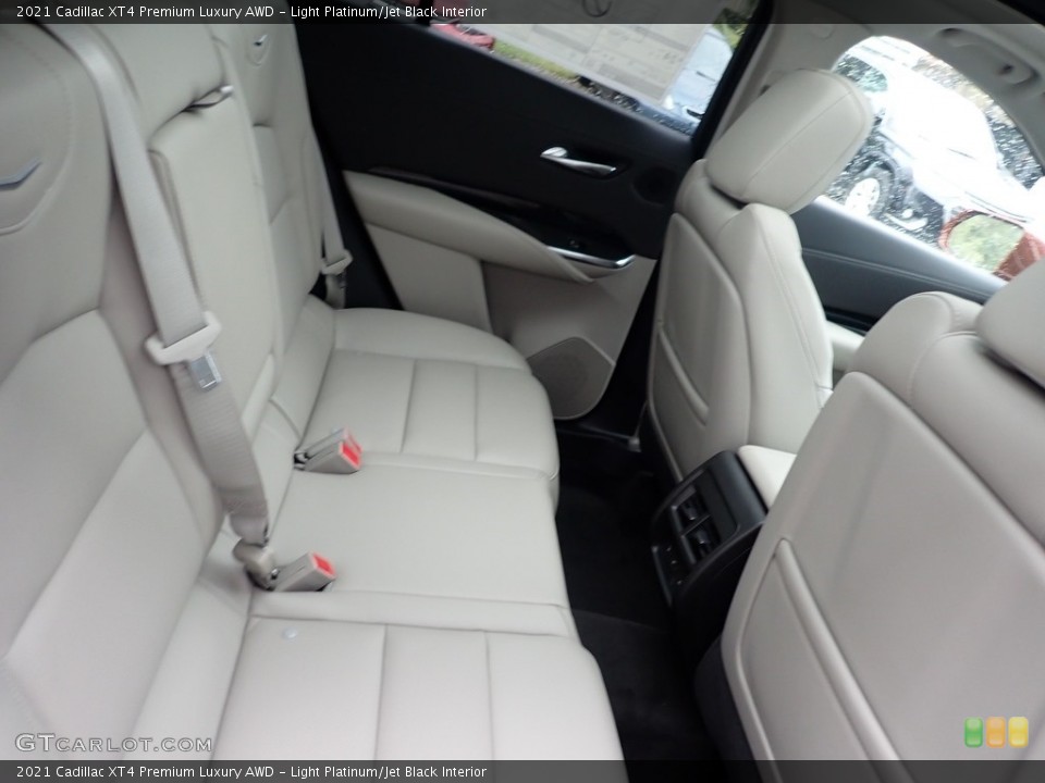 Light Platinum/Jet Black Interior Rear Seat for the 2021 Cadillac XT4 Premium Luxury AWD #139694358