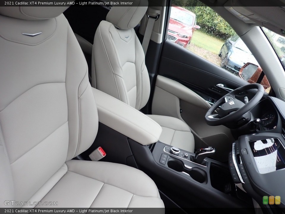 Light Platinum/Jet Black Interior Front Seat for the 2021 Cadillac XT4 Premium Luxury AWD #139694378