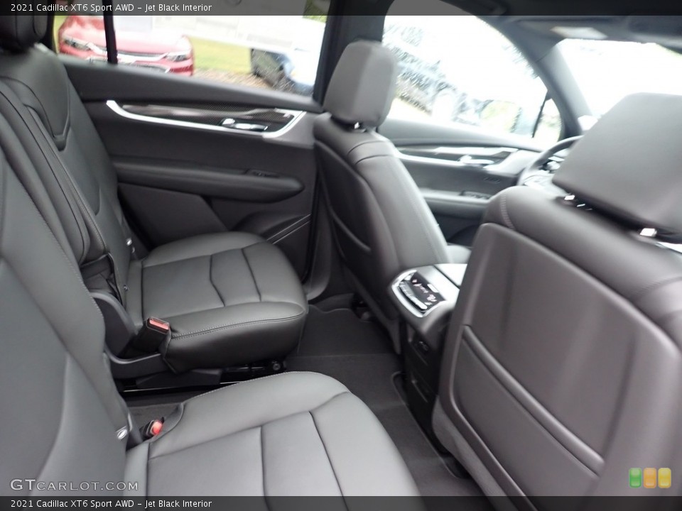 Jet Black Interior Rear Seat for the 2021 Cadillac XT6 Sport AWD #139694847