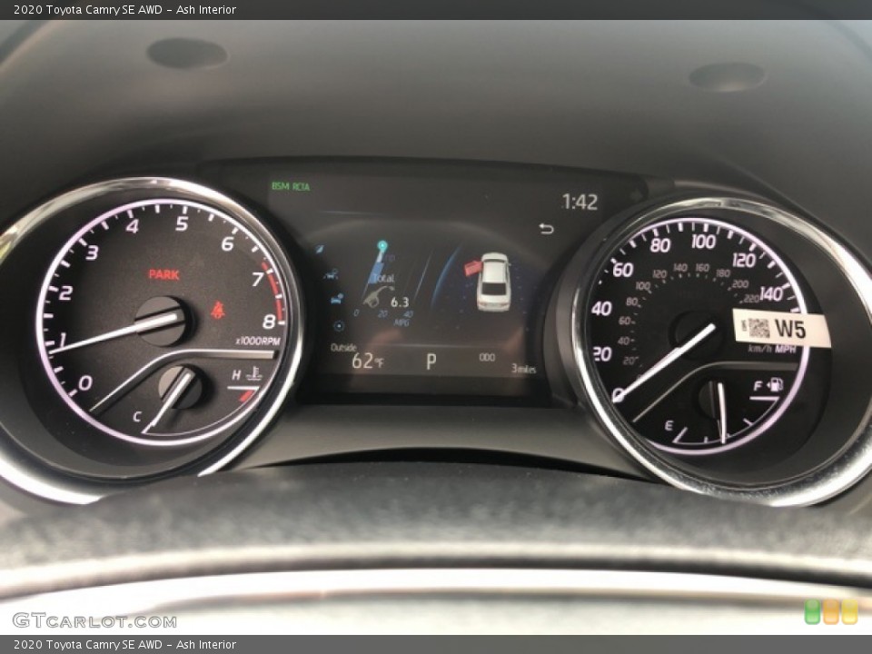 Ash Interior Gauges for the 2020 Toyota Camry SE AWD #139695165