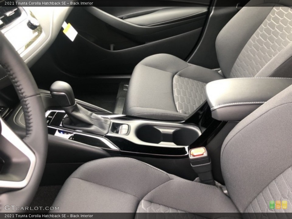 Black Interior Front Seat for the 2021 Toyota Corolla Hatchback SE #139695939
